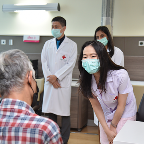 โครงการเฉลิมพระเกียรติสมเด็จพระกนิษฐาธิราชเจ้า กรมสมเด็จพระเทพรัตนราชสุดา ฯ สยามบรมราชกุมารี อุปนายิกาผู้อำนวยการสภากาชาดไทย เพื่อสำรวจประชาชน ที่มีความเสี่ยงเป็นโรคพาร์กินสัน
